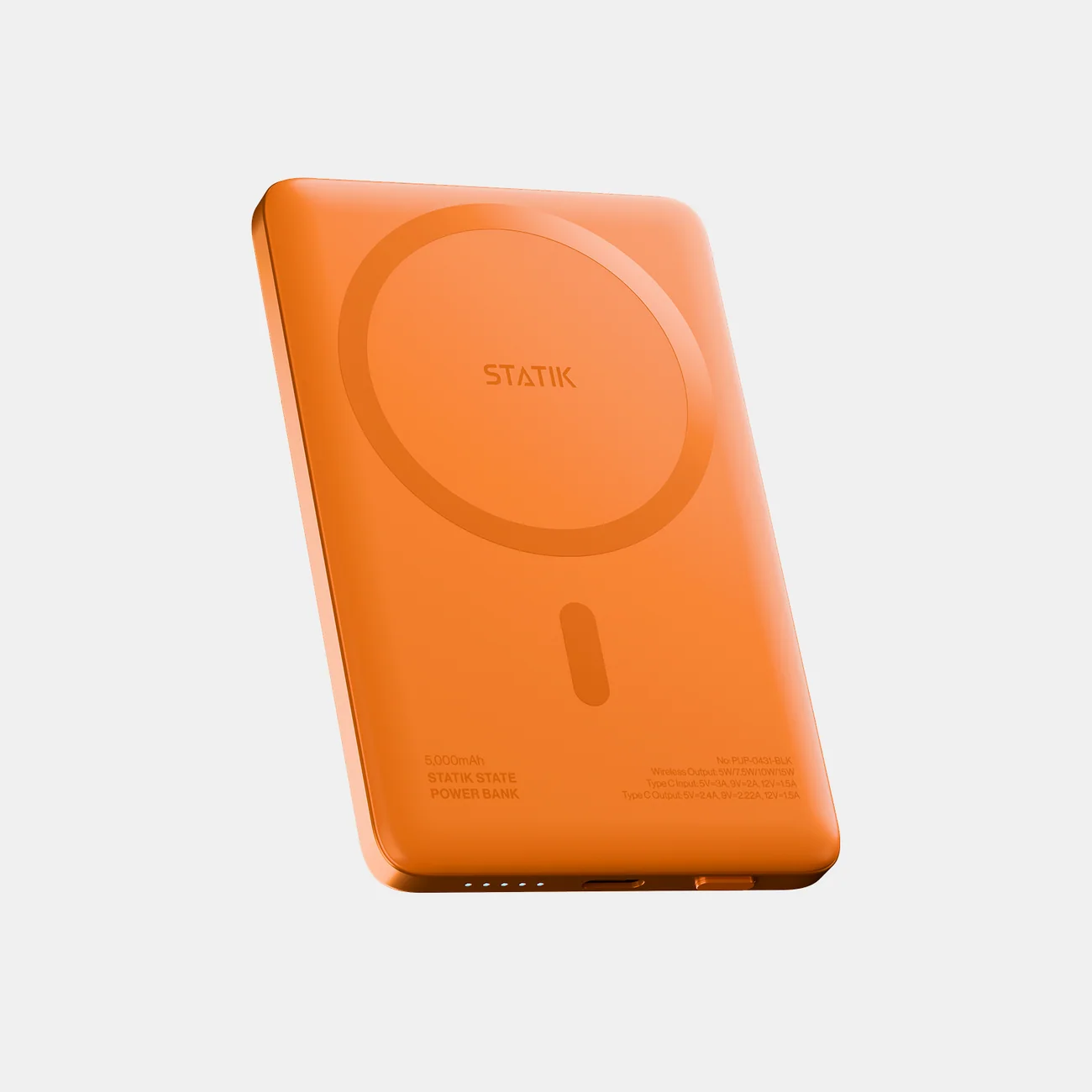 Oranžová powerbanka